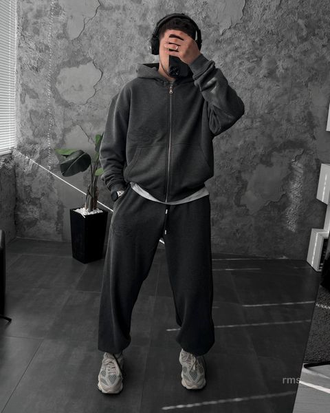 Спортивний костюм ZIP SET на блискавці чоловічий rms8-S фото