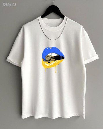 Футболка з принтом f250p193 фото