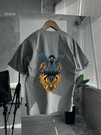 Футболка з принтом f291ps30 фото