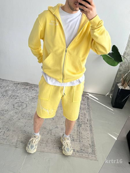 Костюм чоловічий оверсайз кофта шорти Karter krtr16-S фото