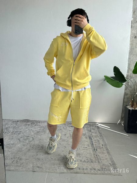 Костюм чоловічий оверсайз кофта шорти Karter krtr16-S фото