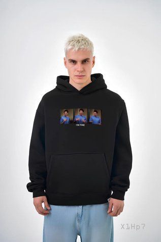 Худі з принтом x1hp7-xs фото