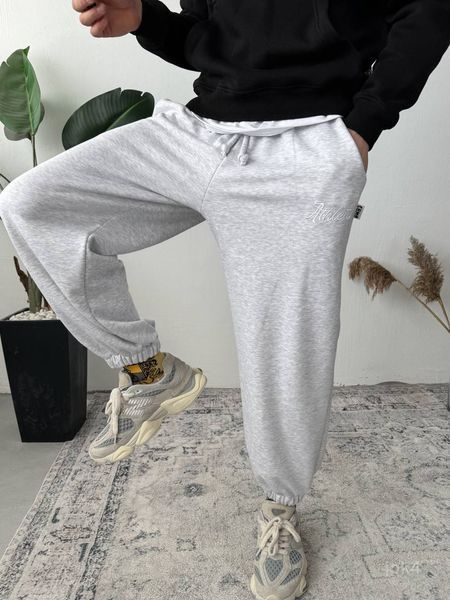 Штани спортивні джогери чоловічі з вишивкою Athletic35 jok4-S фото