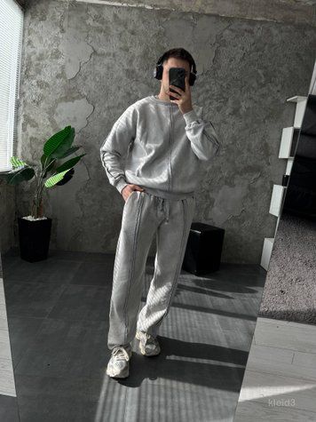 Костюм чоловічий варка світшот штани OXID&Eacute; kleid3-S фото