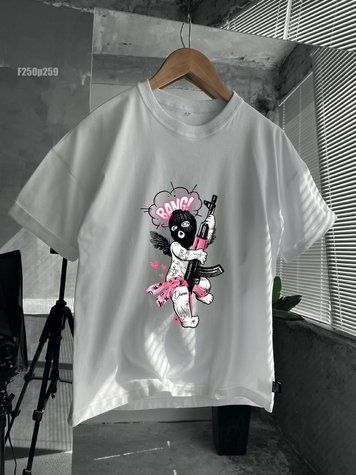 Футболка з принтом f250p259 фото